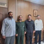 دیدار فرمانده ناحیه مقاومت بسیج سپاه دماوند با رئیس اداره ورزش و جوانان به مناسبت هفته تربیت بدنی