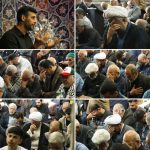 سوگواری نماز گزاران جمعه دماوند در مصیبت حضرت فاطمه زهرا سلام الله علیها