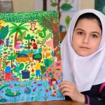 دختر خوزستانی جایزه ویژه نقاشی یونیسف را کسب کرد